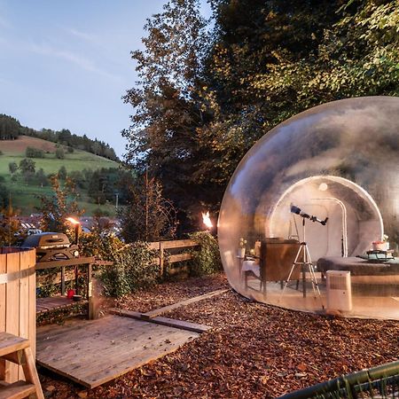 Living Timeless- Bubble Tent Elzach Inklusive Hot Tube Badefass- Schlafen Unterm Sternenhimmel 外观 照片