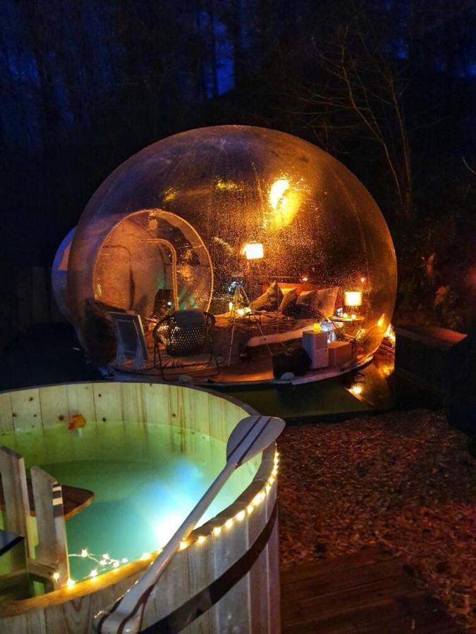 Living Timeless- Bubble Tent Elzach Inklusive Hot Tube Badefass- Schlafen Unterm Sternenhimmel 外观 照片