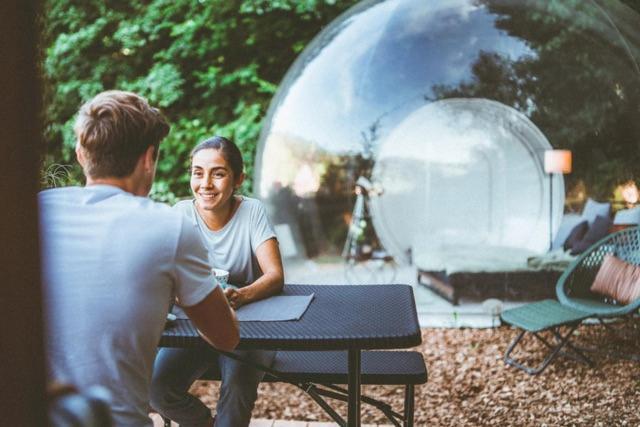 Living Timeless- Bubble Tent Elzach Inklusive Hot Tube Badefass- Schlafen Unterm Sternenhimmel 外观 照片