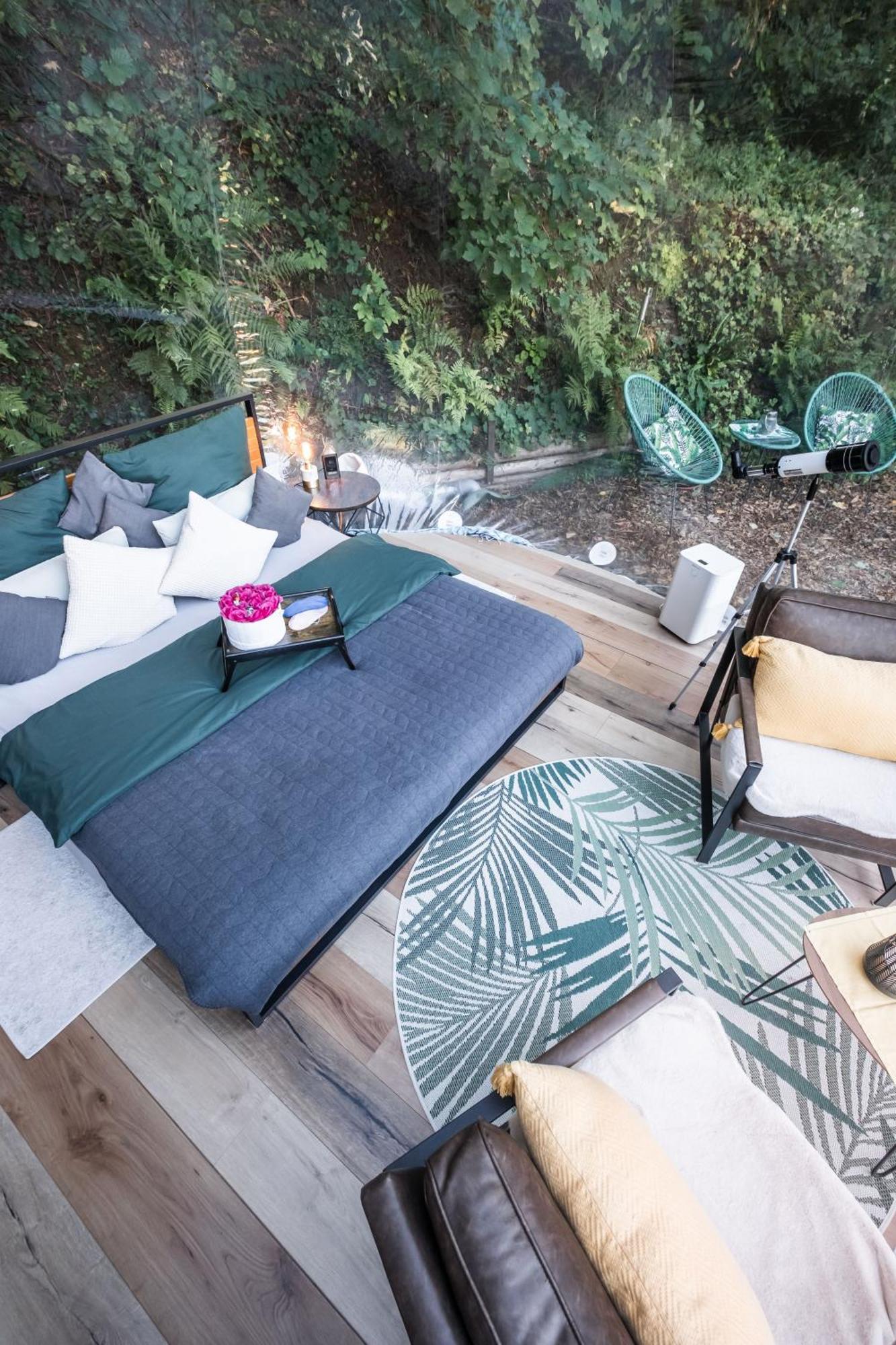 Living Timeless- Bubble Tent Elzach Inklusive Hot Tube Badefass- Schlafen Unterm Sternenhimmel 外观 照片