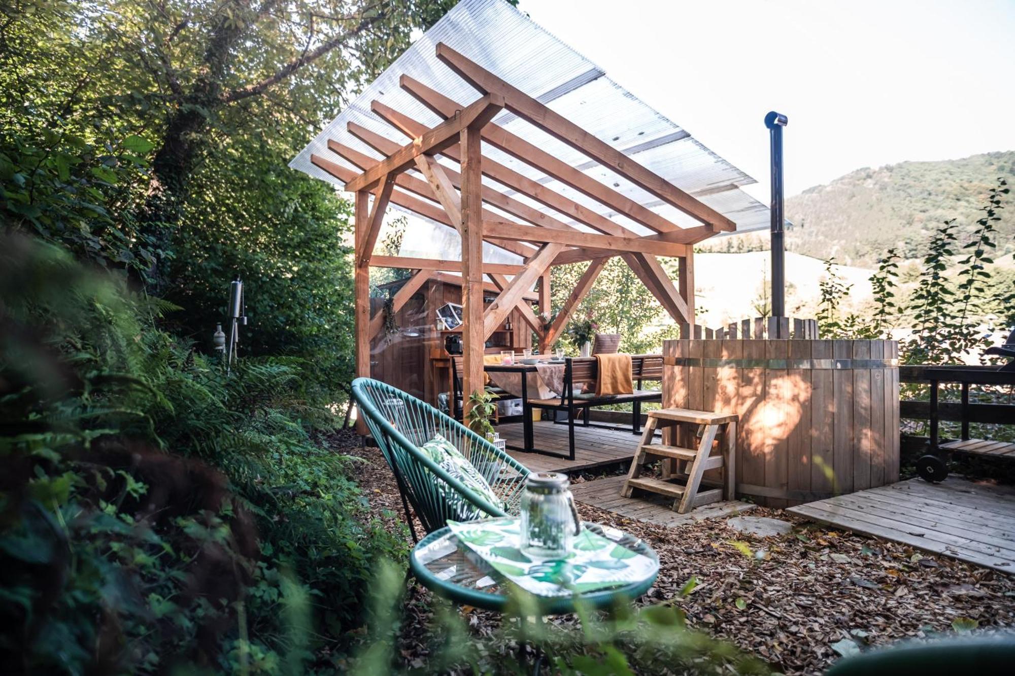 Living Timeless- Bubble Tent Elzach Inklusive Hot Tube Badefass- Schlafen Unterm Sternenhimmel 外观 照片